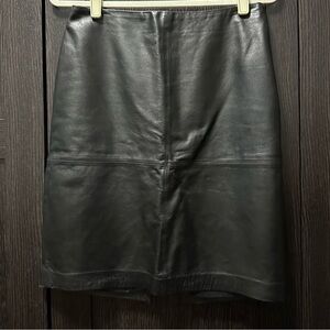 Vintage Ann Taylor Leather Skirt